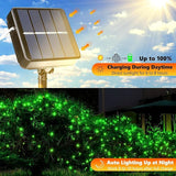 Lomotech Solar String Lights Outdoor - 2 Pack Total 66ft 200LED Solar Fairy Lights Waterproof 8 Modes Twinkle | Lumora