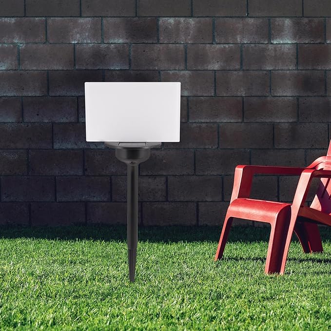 Toyvian Solar Lawn Path Lights 120x190mm Heat Transfer Plate LED Garden Landscape Lighting Outdoor Commemorative Yard Decorative Fixture