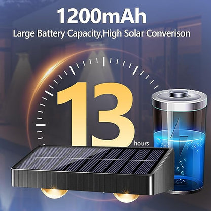 Brizled Solar Fence Lights, 20 Pack 3 Colors 6 Modes 250ml Outdoor Fence Solar Lights, IP65 Waterproof Outdoor Wall Light Landscape Lighting for Backyard Garden Patio Deck Railing Poolside