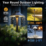 Gardenreet Brass Landscape Path Lights - 12V Low Voltage Pathway Light IP65 Waterproof, Outdoor Walkway Lighting | Lumora