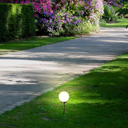 Zerodeko Solar Lawn Light Ball Bulb Outdoor Waterproof Solar Garden Lamp Warm Light Ground Plug Landscape Pathway Lighting for Yard Patio