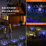 4 Pack Solar Firework Lights 200 LED Create Magical Nights, Waterproof Starburst - Outdoor Security Flood Light | Lumora