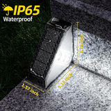 ROSHWEY Solar Step Lights for Outside Waterproof, 8 Pack Outdoor Deck Steps Lights, Triangle Solar Stair Light for | Lumora