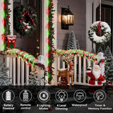 Jnaurb 2-Pack Battery Operated Rope Lights for Outside, Total 66FT 200LED 8 Modes Battery Operated String Lights | Lumora