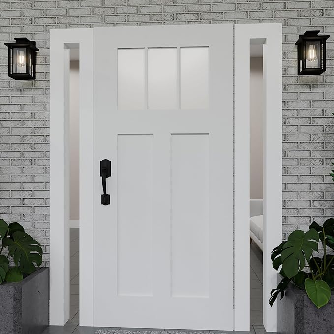 Quoizel Wakefield Vintage Wall Sconce, Coastal Armour 11 Inch 1-Light Earth Black Wall Lantern, Clear Seedy Glass Light Fixtures, 100W Medium Base Bulb, Outside Lights for Patio, Porch or Garage