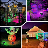 Solar Color Changing RGB Spot Lights Outdoor, 10 Pack/7 Lighting Modes Multicolor Outdoor Lights for Yard | Lumora