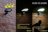 eLEDing 56-LED Solar Powered Motion Activated Light – White-Warm Outdoor Security Light with Dusk-to-Dawn Dimming | Lumora