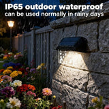 2 Pack Solar Fence Lights - Fairy Butterfly Pattern, Warm White + 10 RGB Colors, IP65 - Outdoor Path Light | Lumora