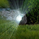 Pure Garden LED Solar Rock Lights, Brown, Set of 4 - Outdoor Path Light | Lumora
