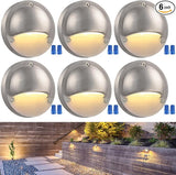 LEONLITE LED Low Voltage Deck Lights, 170LM 4.09inch Landscape Step Railing Fence Light, 12-36V AC/DC, Die-cast | Lumora