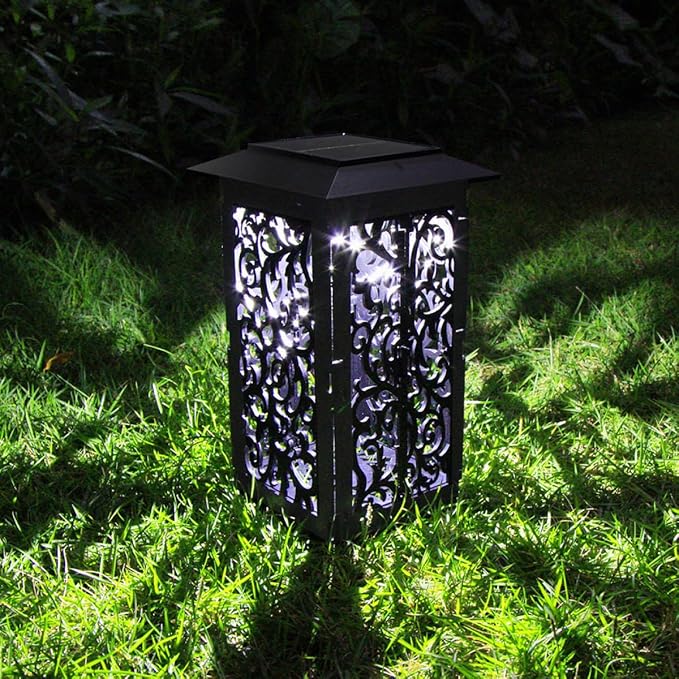 Solar Pathway Lights Outdoor Waterproof LED Lawn Garden Solar Lights with Stake Decorative Yard Lighting for Patio and Landscape
