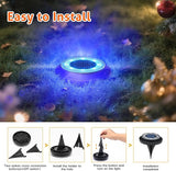 Flacchi Solar Ground Lights - Solar Powered Lights Outdoor Solar Disk Light Waterproof Landscape Light for Patio | Lumora
