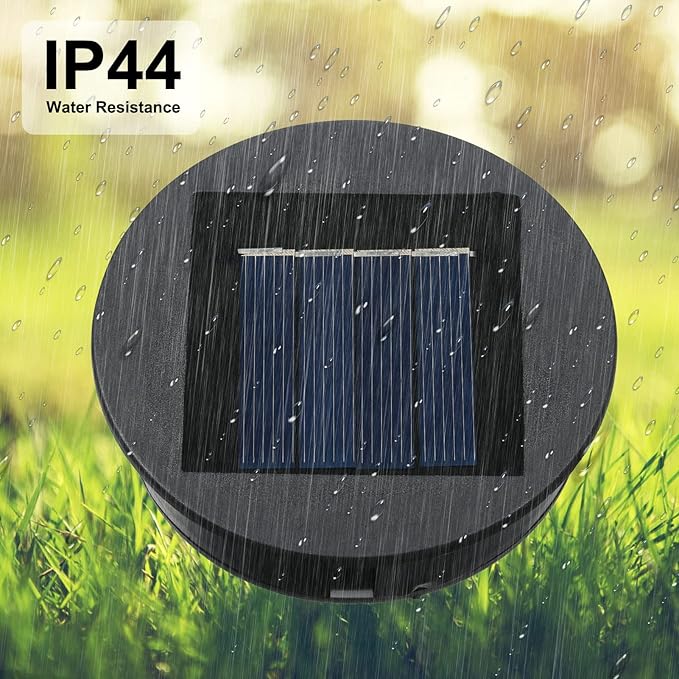 Tomshine 2 Pack Replacement Solar Light Parts-8 lumens Warm White LED Waterproof Solar Light Replacement Top Kit for Outdoor DIY Hanging Lanterns(3.15in)