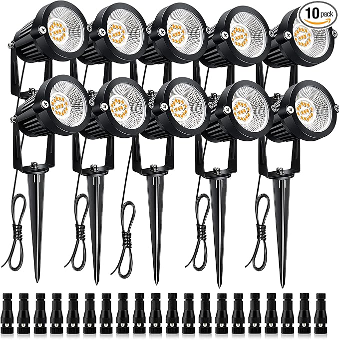 Landscape Lighting, Outdoor LED Low Voltage Landscape Lights 7W 900LM Waterproof 12V Garden Lights Flag Landscape | Lumora