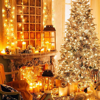 GLUROO String Lights for Outside 120FT, 60+4 Pcs Vintage Bulbs LED Outdoor Edison String Lights Waterproof, Shatterproof Connectable Patio Lights Outdoor, Dimmable Hanging Lights for Backyard,Bistro