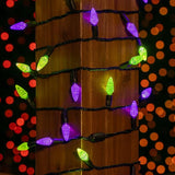 ‎‎‎Novelty Lights 24FT 70 LED C6 LED Halloween String Lights, Outdoor Christmas Tree Commercial Grade LED String | Lumora