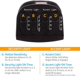 Enbrighten 2-in-1 LED Flood Light Outdoor, Security Light, 2480 Lumens, 2 Adjustable, 2200K-5000K, Motion Sensor | Lumora