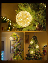 Brightown Outdoor Christmas Decorations-Starlight Sphere, Replaceable Bulbs with Add-On Plug, Lighted Sphere Balls | Lumora