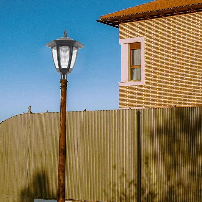 Uonlytech Solar Pathway Lights Outdoor Garden Decor Solar Powered LED Landscape Lighting for Courtyard Lawn Driveway Medium Size Vintage Style