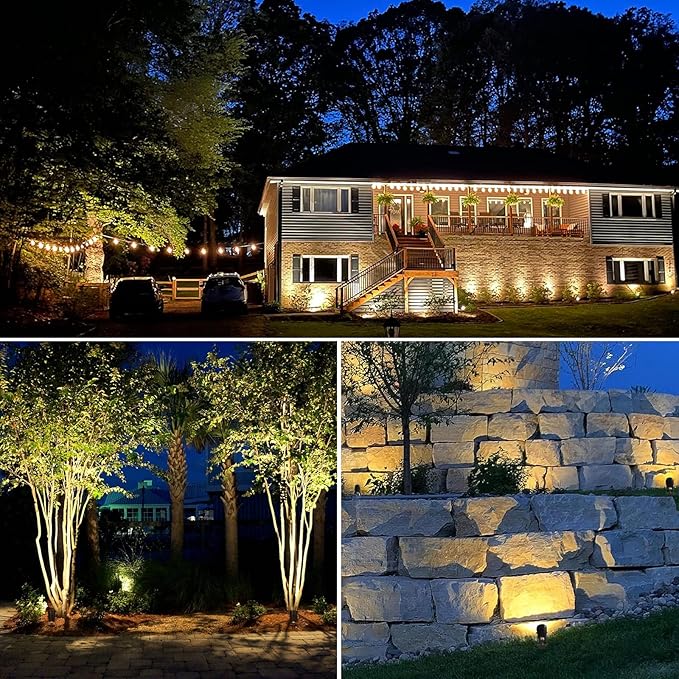 SUNVIE 3W Low Voltage Landscape Lighting LED Landscape Spotlights with Connectors Waterproof Low Voltage Landscape | Lumora