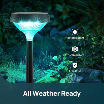 Linkind Smart Solar Spot Lights Outdoor SL5C+Solar Pathway Lights 16 Pack