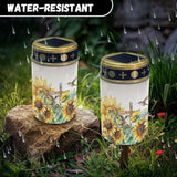 HUGS IDEA Sunflower Cross Solar Grave Lights Hummingbird Grave Lanterns Waterproof Grave Yard Decorations Outdoor | Lumora