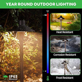 Landscape Path Lights, 3000K/4000K/5000K Selectable Pathway Lights, 12V Low Voltage Wired, LED Outdoor Waterproof | Lumora