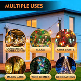 FEED GARDEN String Light Poles for Outside,10FT Metal Poles for Outdoor String Lights, Stand Poles for Deck | Lumora