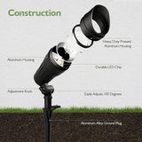 LITFIT Low Voltage LED Spotlights with 35° Beam Angle, 7.5W 410LM 3000K Warm White Outdoor Landscape Lighting, CRI | Lumora