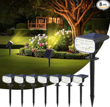 Solar Lights Outdoor Waterproof IP65,Auto On/Off, 2700K 2 Lighting Modes, Super Bright LED, Solar Powered Yard | Lumora