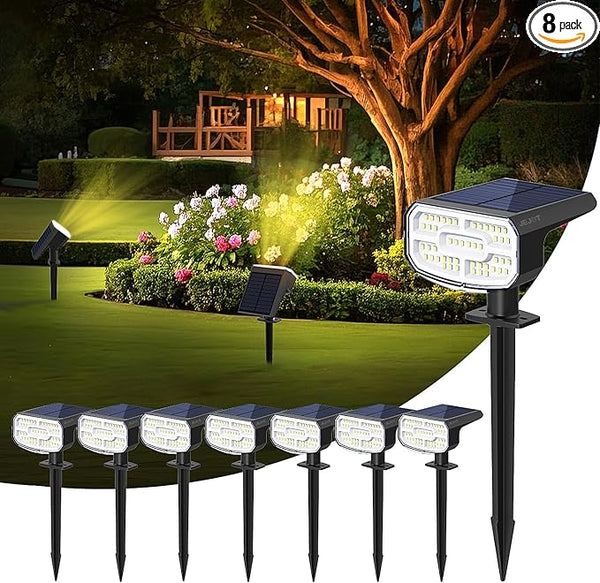 Solar Lights Outdoor Waterproof IP65,Auto On/Off, 2700K 2 Lighting Modes, Super Bright LED, Solar Powered Yard | Lumora