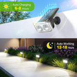 LETMY New Upgrade Solar Spot Lights Outdoor Waterproof with Bigger LED, 6 Pack Auto ON/Off Solar Lights Outdoor | Lumora