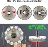 LUXSWAY Umbrella Lights Battery Operated,12 Color Changing Outdoor Patio Umbrella Light for Pole with 80Ft | Lumora