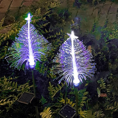 Solar Garden Lights - Waterproof Color Changing | LED Lights with Garden Stake | For Paths Parties Balconies Terraces Halloween Patios Porches Driveway Lawn Party