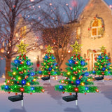 Upgraded Solar Outdoor Christmas Tree Lights Multicolor, 800mA Solar Powered Outdoor Lighted Xmas Tree Waterproof | Lumora