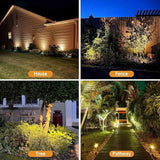 Warm White Spot Lights, Outdoor 3000K LED Spotlights, Outside Landscape Lighting IP65 Waterproof Garden Uplights | Lumora
