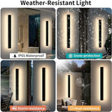 Mikeru 47.2in Outdoor Wall Light Fixtures, 3000k Exterior Wall Sconces, Acrylic Invisible Lighting for Porch | Lumora