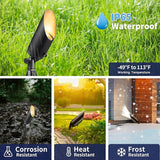 Gardenreet Brass Landscape Spotlights Low Voltage - Outdoor LED Uplight 12V, Wired Spot Lights IP65 Waterproof | Lumora