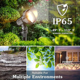 LED Landscape spotlights Yard: 10W MR16 Low Voltage Landscape Lights 12-24V 3000K Warm White - Outdoor Garden | Lumora