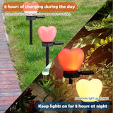 12 Pack Valentine‘s Day Solar Lights, Heart Waterproof Solar Lights for Yard, Landscape Garden LED Heart Light | Lumora