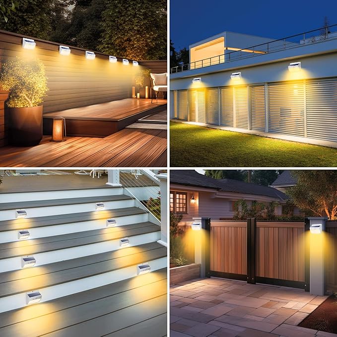 Peasur Solar Outdoor Lights, [2 Packs] Motion Sensor Security Lights with 3 Lighting Modes Wall Lights Waterproof | Lumora