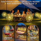 suddus Solar Garden Lights Outdoor Waterproof Decorative, Upgrade 2Pack 150LED Firework Lights, Solar Fairy Lights | Lumora