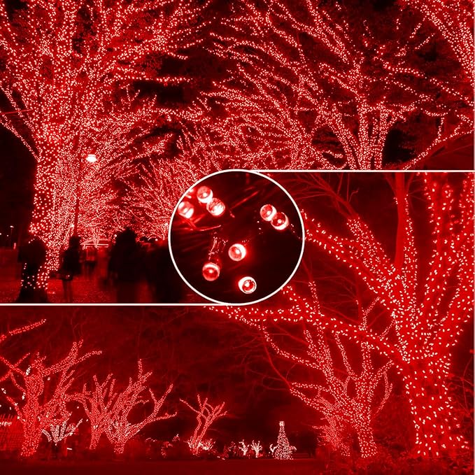 XTF2015 105ft 300 LED Christmas String Lights, End to End Plug 8 Modes Christmas Lights - UL Certified - Outdoor | Lumora