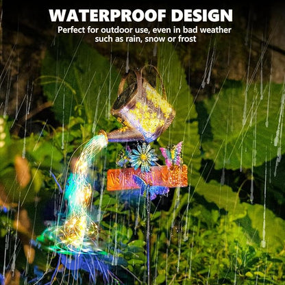 Solar Watering Can Lights, Solar Lanterns Outdoor Waterproof Garden Decor, Yard Lights for Outside Flower Bed Decor, Garden Gifts for Mom & Grandma