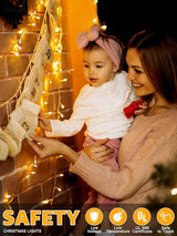 Christmas String Lights 600LED 98FT, Waterproof String Lights with Remote and Timer, 8 Modes Dimmable Christmas | Lumora