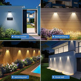 Yilaie Solar Fence Lights Outdoor-IP67 Waterproof 3000K/4500K/6500K,High Brightness LED Fence Lights Solar | Lumora