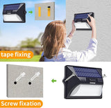 intelamp Solar Fence Lights Outdoor, 6 Packs 9 Colors & RGB Color Changing Deck Lights Waterproof, Solar Powered | Lumora