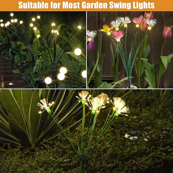 SIOTMERA 12Pcs Solar Light Separators Accessories for Adjusting Branches, 8 Holes 1.7” x 0.15” Garden Light | Lumora