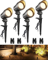 SUNVIE 6W Low Voltage Landscape Lighting LED Landscaping Lights Warm White Low Voltage Lighting Waterproof | Lumora