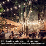 Banord 100FT G40 Globe String Lights, 2700K LED Outdoor Patio Lights String with 50 Dimmable Shatterproof Bulbs | Lumora